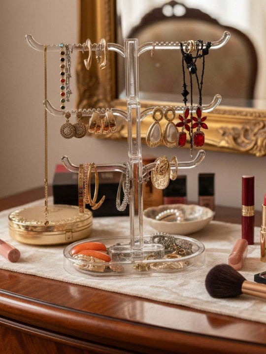 SteweHome Plastic Transparent Jewellery Hanger