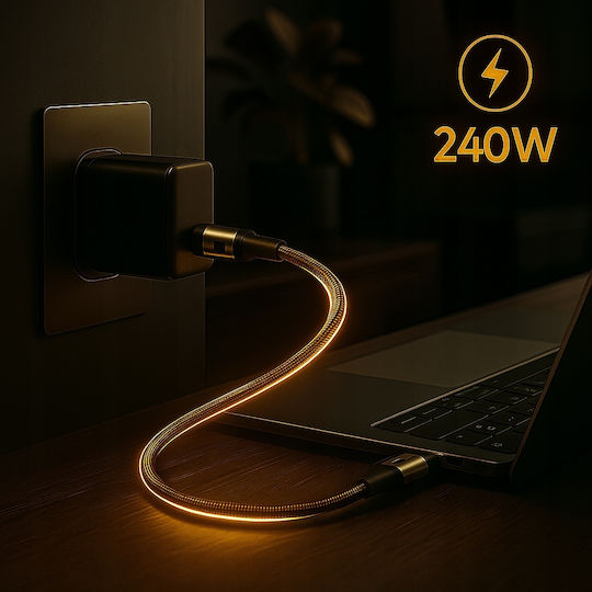 Co2 Usb-C Kabel Schnelles Laden Samsung Apple Usb Typ-C Pd 5a 240w 1m