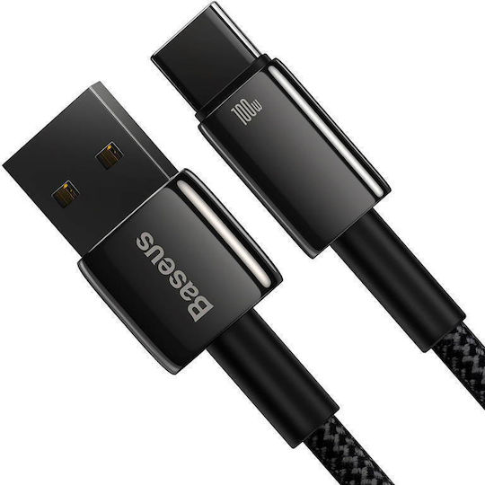Baseus Tungsten Gold Usb To Usb-c Data Cable 100w 2m Black