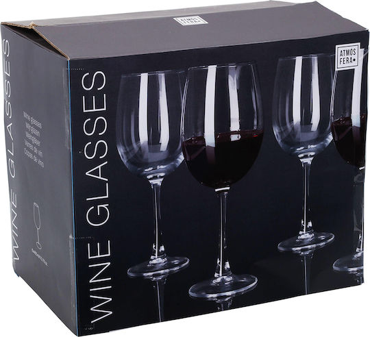 Set Pahare Pentru Vin Alb Din Sticlă Pahare Cu Picior 465ml 170490110 6 Bucăți