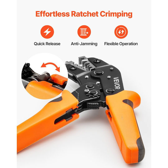 Vevor Crimping Pliers with Ratchet Mechanism