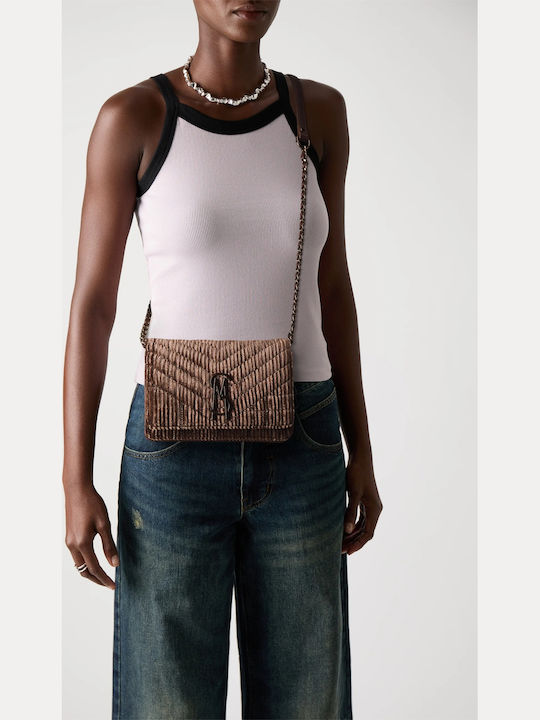 Geantă De Damă Cu Barete Încrucișate Maro