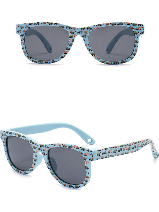Techsuit Παιδικά Γυαλιά Ηλίου με Polarized Φακό Γκρι