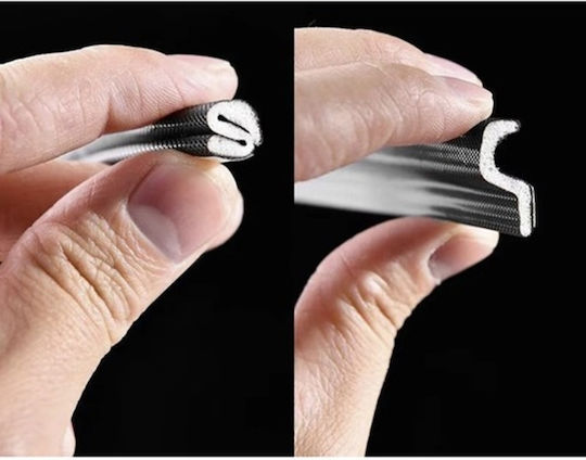 AeroStop Bandă Adezivă Pentru Fereastră / Ușă Neagră 4mx2.1cm