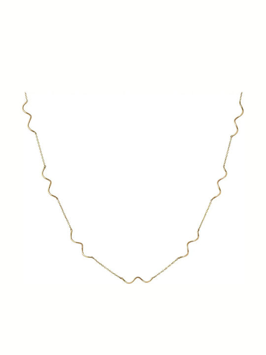 Necklace From 9 K Gold