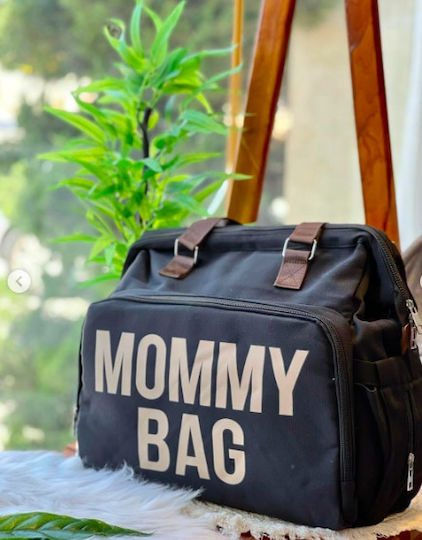 Backpack Diaper Bag Black 40x38x18cm