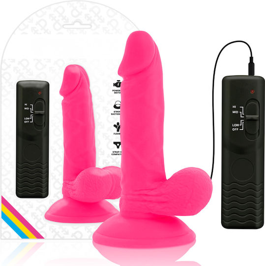 Dildo Realistic Cu Ventuză Roz
