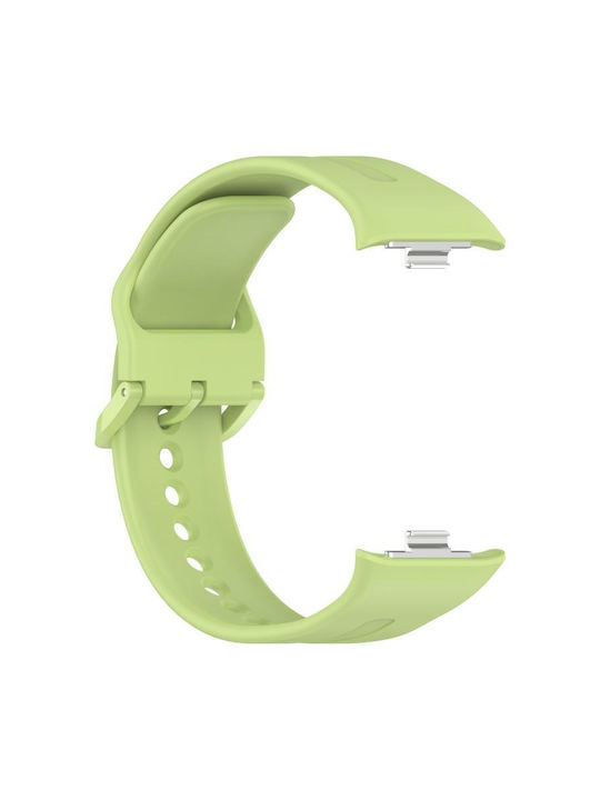 Λουράκι Silicone Vertical Stripe Xiaomi Redmi Watch 4 5 6 Smart Band 8 Pro 9 Pro Lime Green