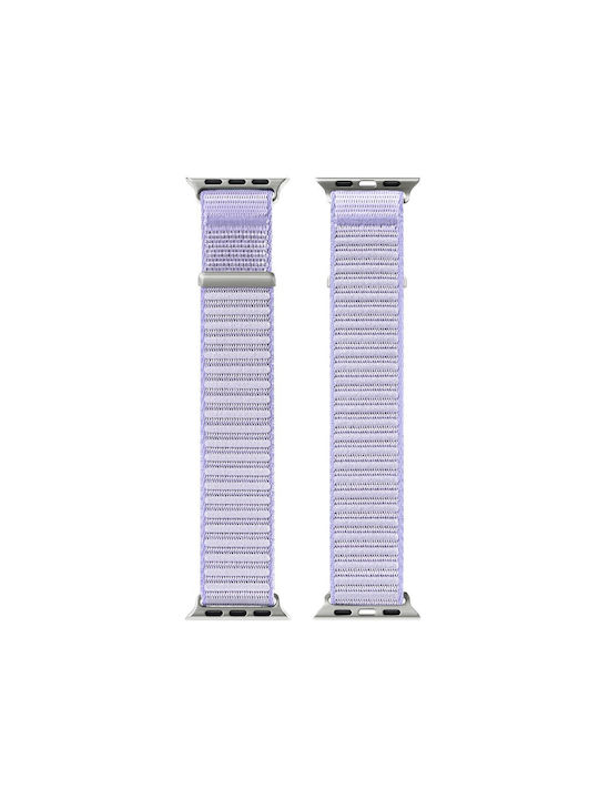 Dux Ducis Braided Loop Wrist Λουράκι Apple Watch 38 40 41 42 Series 10/11 Purple