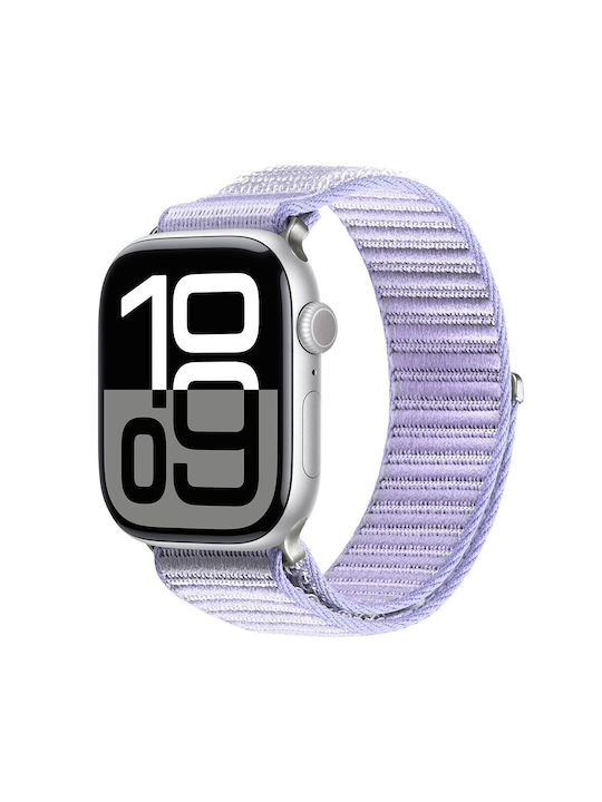 Dux Ducis Braided Loop Wrist Λουράκι Apple Watch 38 40 41 42 Series 10/11 Purple
