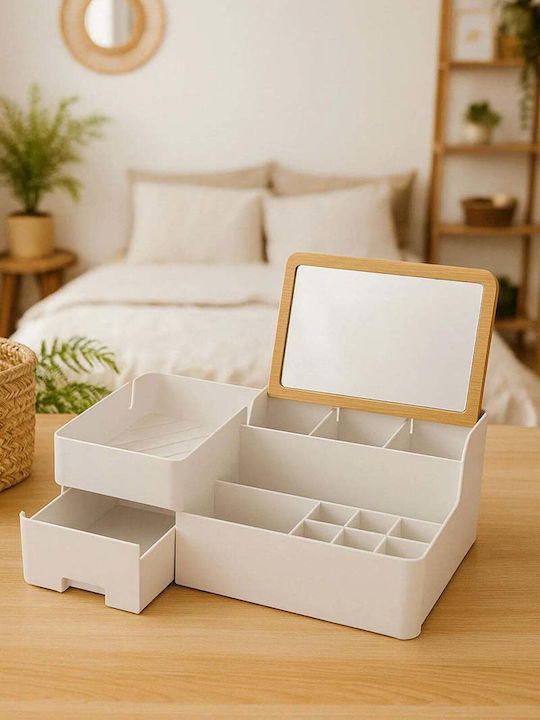 SteweHome Cosmetics Organizer with Drawers and Dividers 29x17.5x10cm