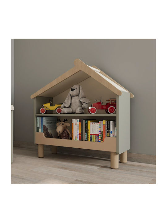 Floor Bookcase Wooden White