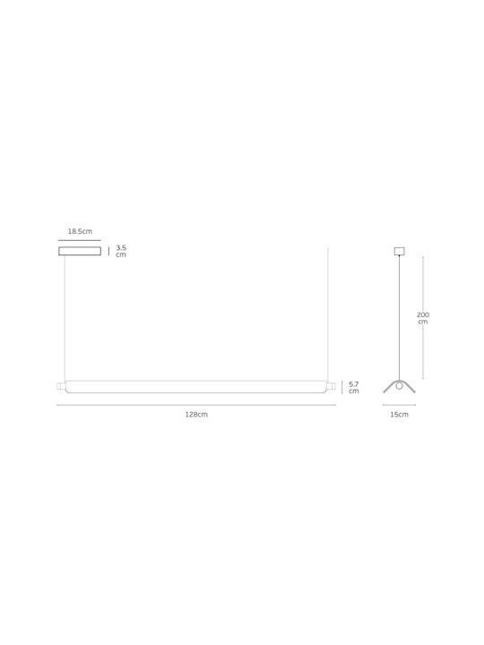 Lumini Suspendate LED Cu Lumină Alb Cald