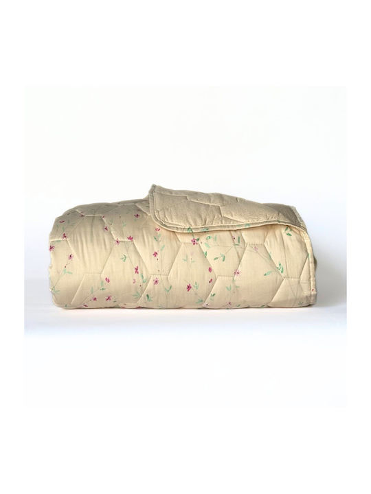 Nef-Nef Homeware KIARA Tagesdecke Übergröße aus Polyester Salmon 240x230cm
