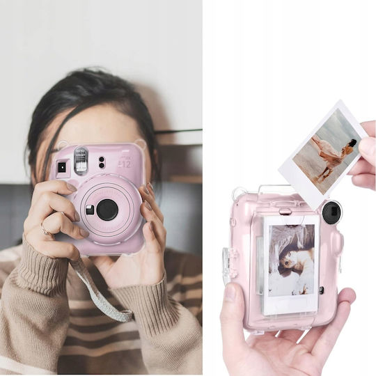 Etui Silicone Case + Stickers + Strap Fujifilm Instax Mini 12 Camera