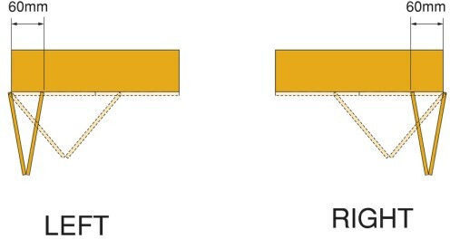 Set of Mechanism for 2 Folding Wardrobe Doors Without Bottom Guide Total Guide Length 2.35m Emuca 6117662