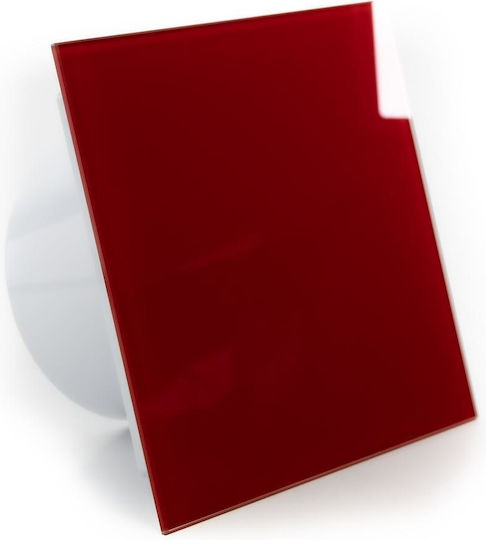 Ecovent Wall Bathroom Ventilator 175mm Red