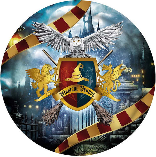 Farfurii De Hârtie Harry Magic School 23cm 6 Bucăți