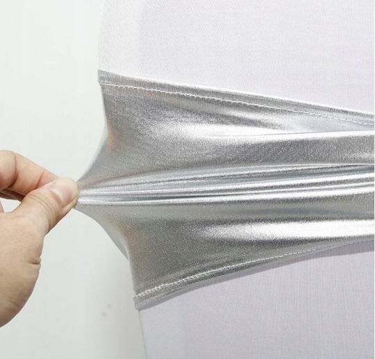 Silber Stirnband Elastisches Haar Stirnband Stuhl