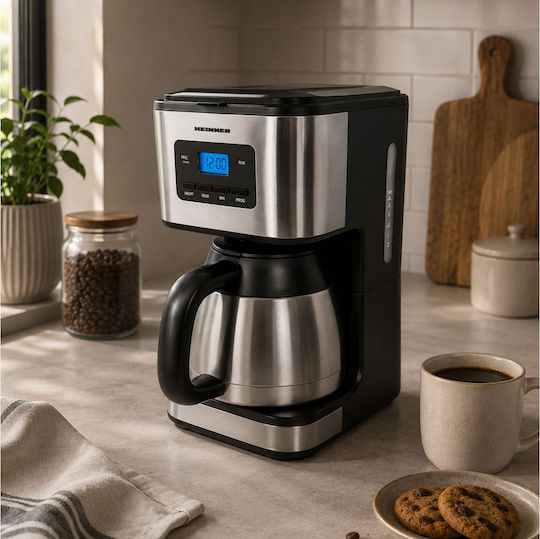 Heinner Προγραμματιζόμενη Καφετιέρα Φίλτρου 900W Black