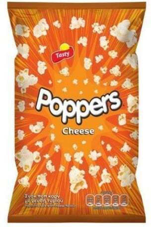 Tasty Ποπ Κορν Poppers Cheese 91gr