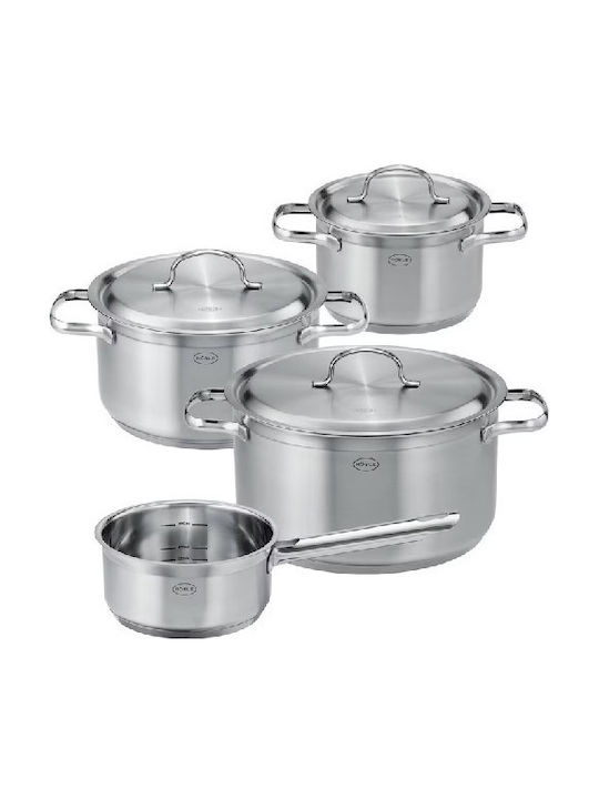 Rosle Elegance Cookware Set Made of Stainless Steel with Ceramic Coating 4 Pieces