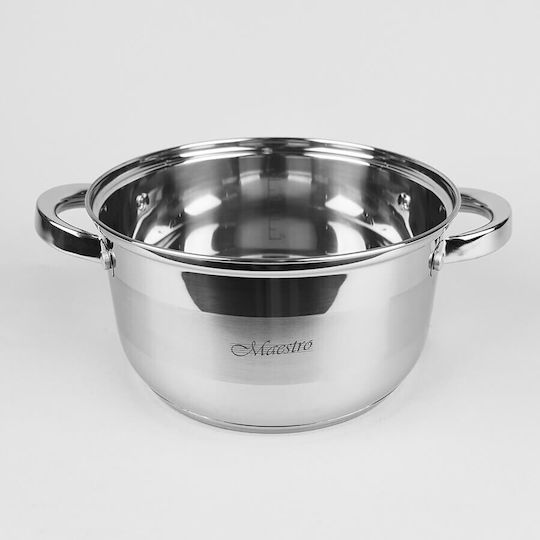 Maestro Aluminum Pots Set with Non-Stick Interior Coating 3 Pieces