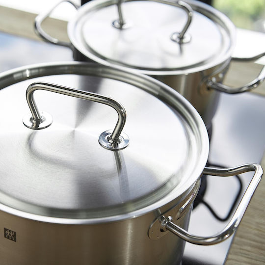 Zwilling J.A. Henckels Twin Classic Σετ Κατσαρόλες από Ανοξείδωτο Ατσάλι 5τμχ