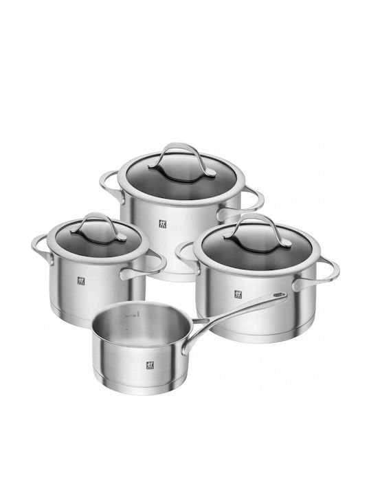 Zwilling J.A. Henckels Essence Σετ Κατσαρόλες από Ανοξείδωτο Ατσάλι 5τμχ