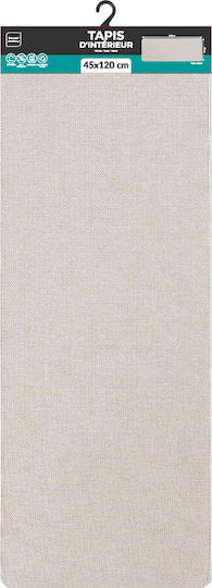 Douceur d'Intérieur Rechteckige Küchenmatte Beige 120x45cm
