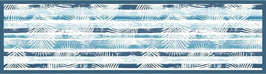 Ango Подложка за Кухненски Пътеки Blue Tropical L 50x180εκ.