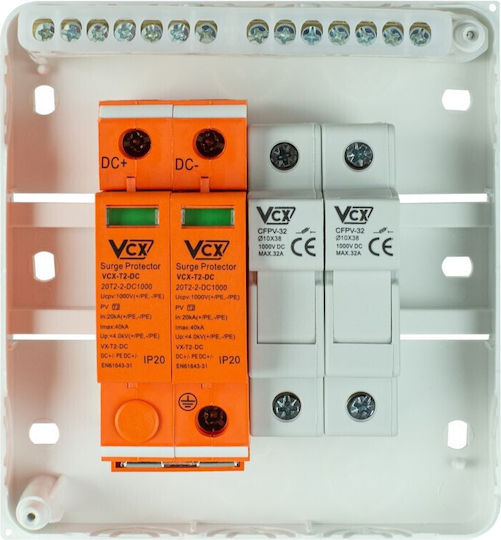 Electric Panel Photovoltaic System 4 Fuses