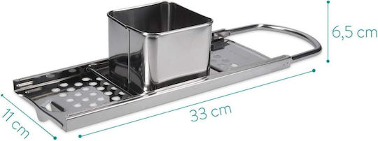 Navaris Grater for Fruits and Vegetables from Inox Steel 33x11x6.5cm