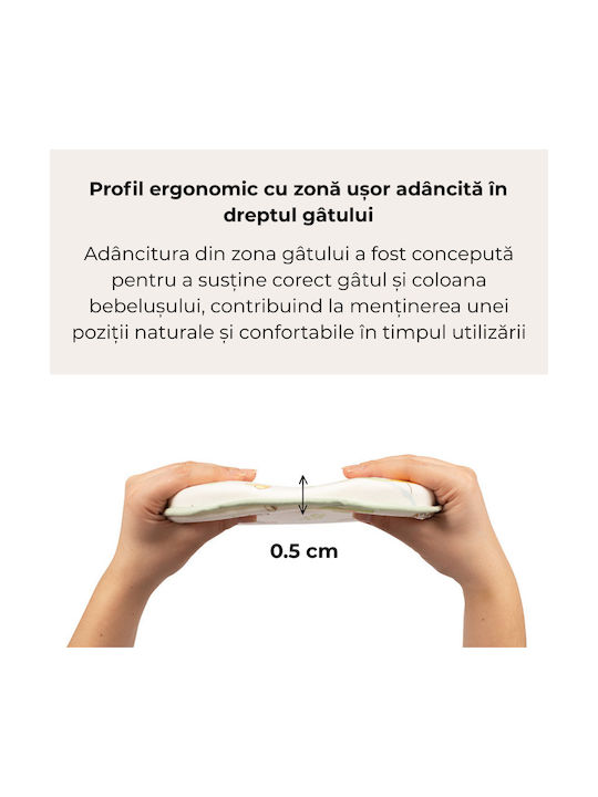Kidizi Baby Plagiocephaly Pillow Memory Foam 21x25cm
