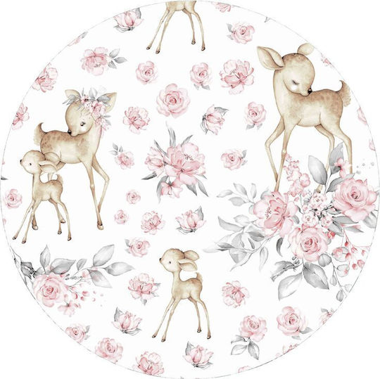 MimiNu Perna Pentru Bebelusi Tip Cuib Sweet Deer Roz 55x75cm