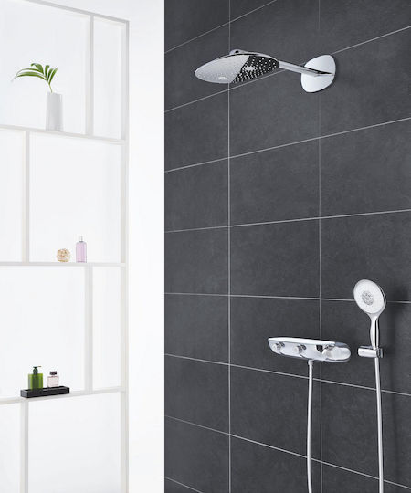 Grohe Σετ Μίκτης, Τηλέφωνο & Κεφαλή Ντουζ Εντοιχισμού για Ντουζιέρα Λευκό 4005176409905