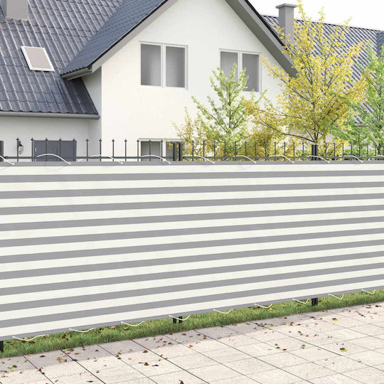 vidaXL Gray Shade Divider with PU Coating 1.5x4m 160gr/m²