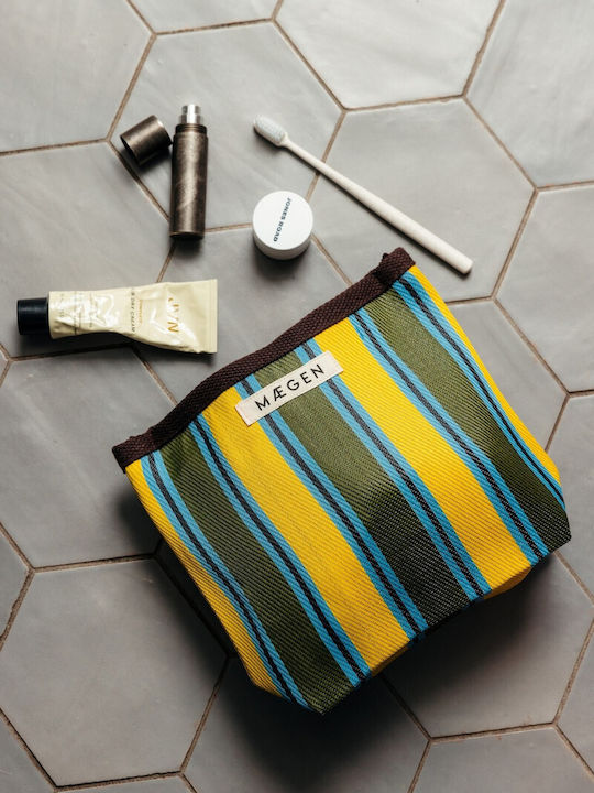 Τσαντάκι Everywhere Pouch Choco Yellow Olive Maegen