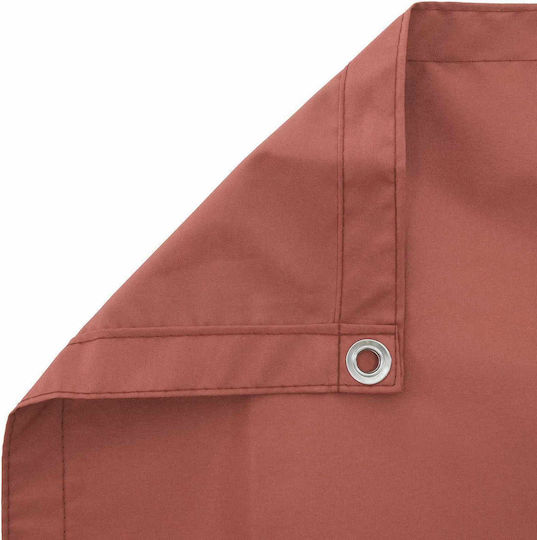 vidaXL VidaXL Shade Fabric Porch Divider Orange with PU Coating 1.5x2x2m 160g/m²