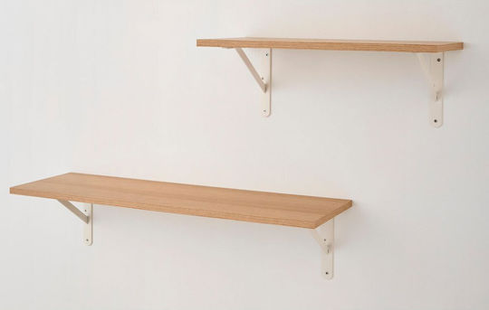 Γ-Γ306 PG Heavy-Duty Metallic Corner Shelf White 400x275mm 306