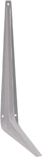 Eco Raft de colț Robust din Metal în Culoare Argintiu 125x150mm 1buc 580102.0007