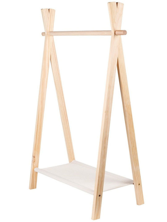 Гардеробна стойка Бежов 80x30x100см