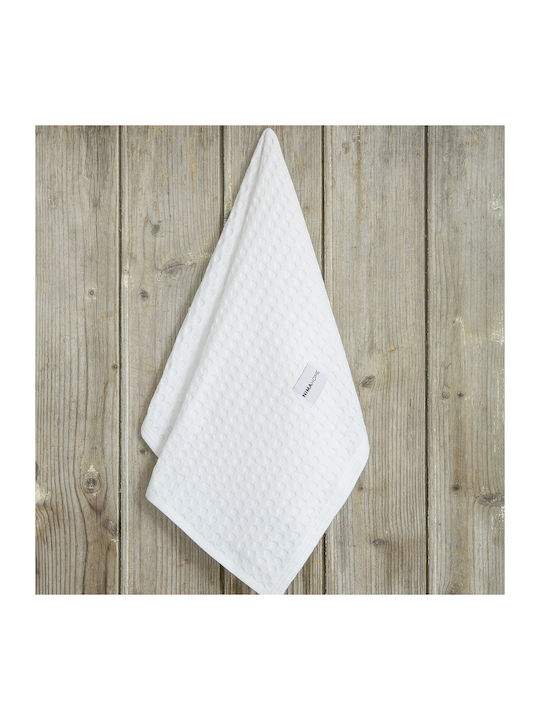 Nima Arida Towel from 100% Cotton White 50x70cm