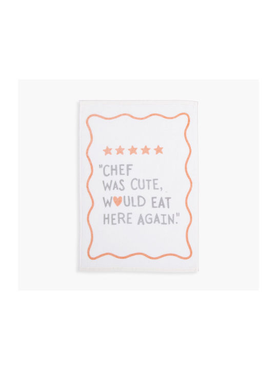 Nef-Nef Homeware Chef Was Cute Чаена Кърпа от 100% Памук в Син Цвят 40x60cm