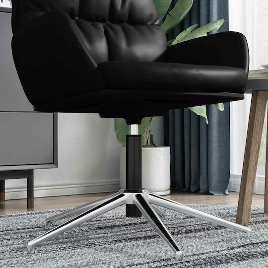 vidaXL Sitzmöbel für Bürostuhl 5x5x44cm Schwarz