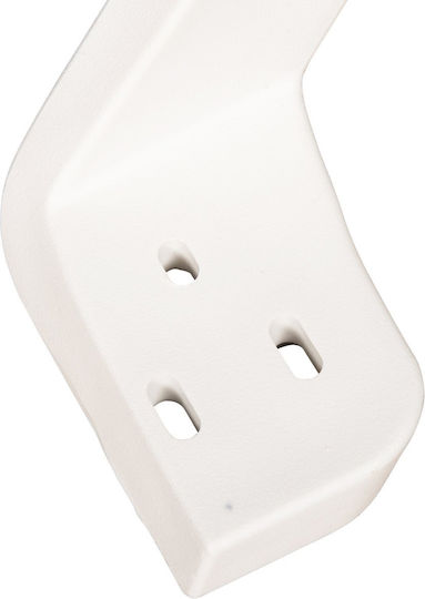Freebox Stuhl Arm aus Polypropylen Geeignet für Stuhl,Stock White 2Stück
