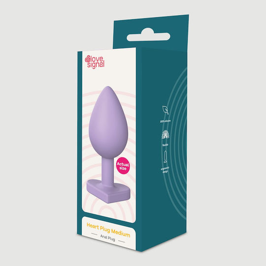 Dream Toys Πρωκτική Σφήνα Medium Μωβ