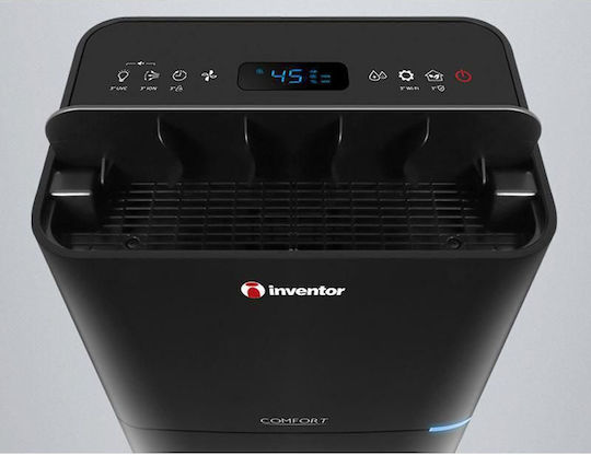 Inventor Comfort Αφυγραντήρας με Συμπιεστή Ιονιστή και Wi-Fi 16lt Μαύρος