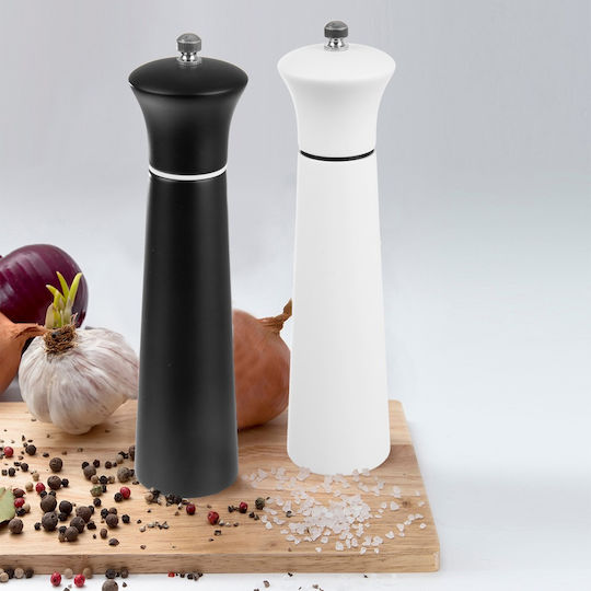 Orion Manual Pepper Mill Wooden in White Color 21.5cm