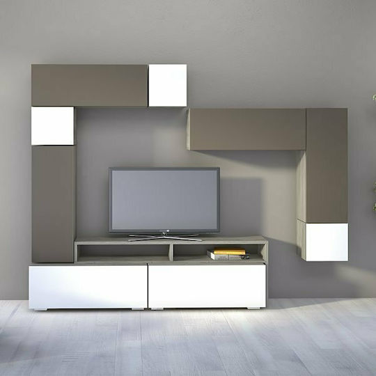 Σύνθετο Σαλονιού Smart No 7A Λευκό Μ272xΒ45xΥ200εκ. Σύνθετο Σαλονιού Smart No 7A Λευκό Μ272xΒ45xΥ200εκ.